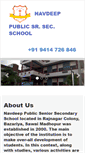 Mobile Screenshot of navdeepschool.com
