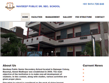 Tablet Screenshot of navdeepschool.com